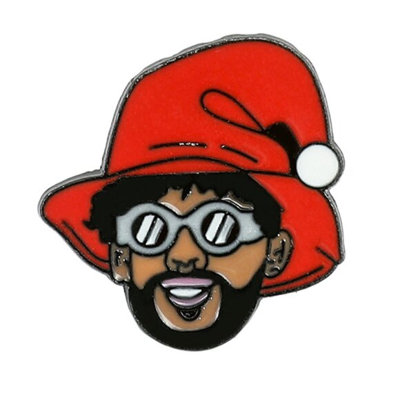 Jewelry - Red Bucket Hat Party Vibes Pin